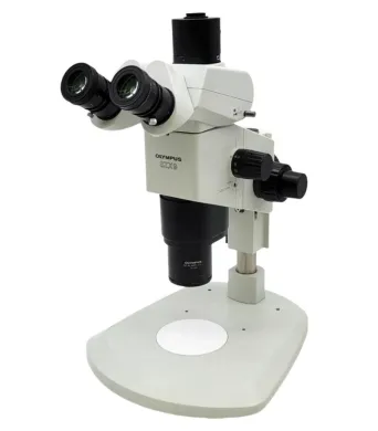 Olympus SZX9 Stereo Microscope with Trinocular Head and LED Ring Light