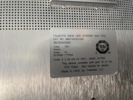 Talboys Magnetic Stirrer for Laboratory Mixing Applications-cover
