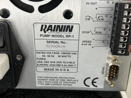 Rainin Dynamax Peristaltic Pump with Digital Multi-Channel Control Panel-cover