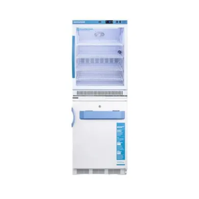 Accucold ARG6PV-VT65MLSTACKMED2 24" Wide All-Refrigerator/All-Freezer Combination for Vaccine Storage