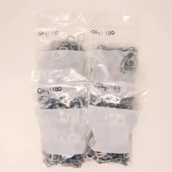 TE Connectivity 320575 PIDG Ring Tongue Terminal, 16-14 AWG, #5/16 Stud Size, 3 of 9