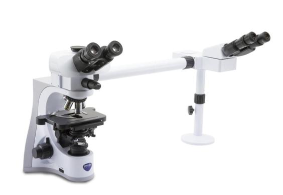 Bresser B-510 Trinocular Brightfield Microscope with IOS PLAN Objectives, 1000x Magnification-cover