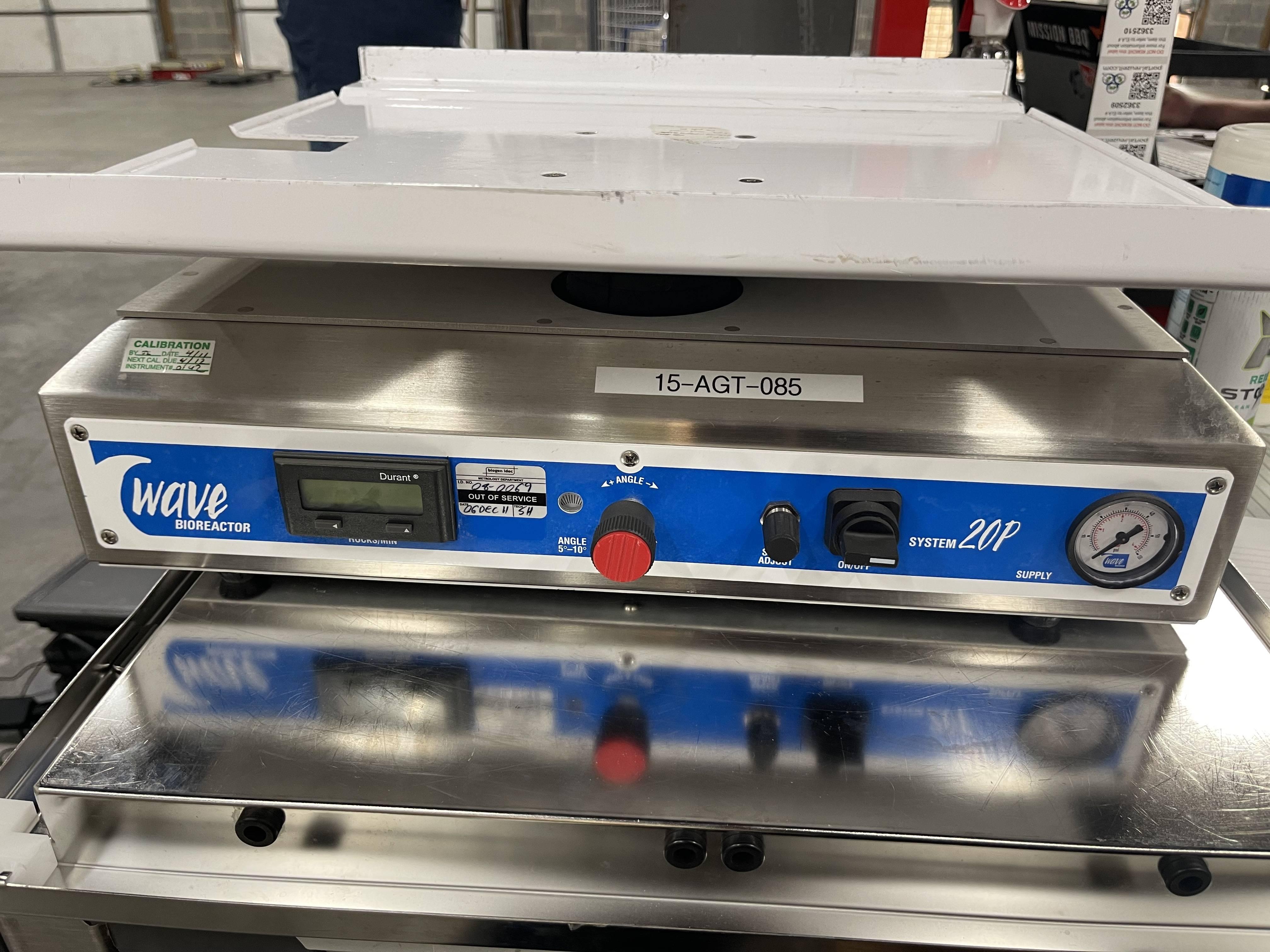 Wave Bioreactor BASE2050P Benchtop System 50L with Temperature and Speed Control