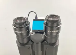 VWR VistaVision Inverted Trinocular Phase Contrast Microscope with Integrated Digital Imaging, 5 of 14