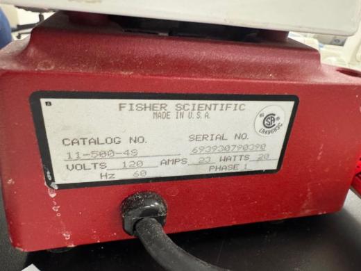 Fisher Scientific Model 11-500-4S Magnetic Stirrer with Adjustable Speed Control-cover