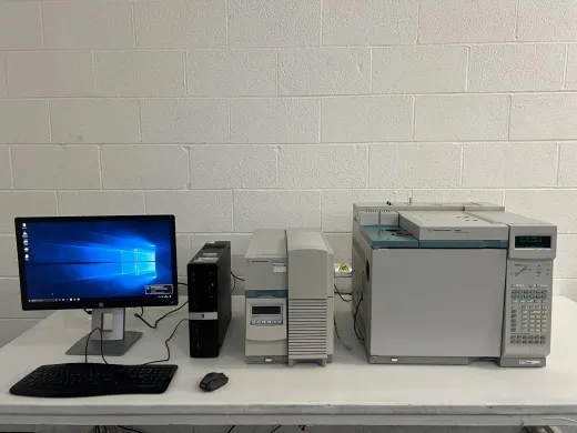 Agilent 6890N Gas Chromatograph with 5973 Insert Mass Selective Detector and Edwards Vacuum Pump