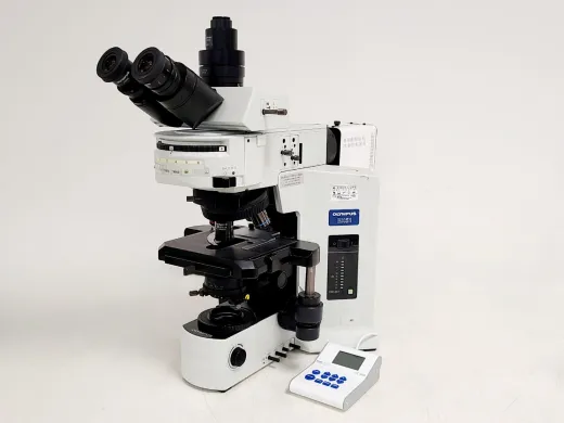 Olympus BX51 Fluorescence Microscope with CoolLED pE-300 Illumination System