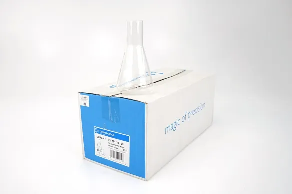 DURAN 300 mL Erlenmeyer Culture Flasks, 10-Pack, 21 771 39 03