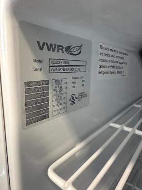VWR Undercounter Refrigerator-cover
