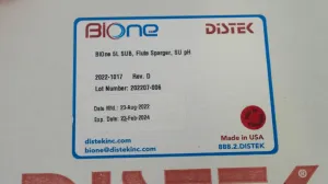 Distek BIOne 5L Single-Use Bioreactor Vessels with Integrated pH Sensor and Fluid Sparger, 3 of 4