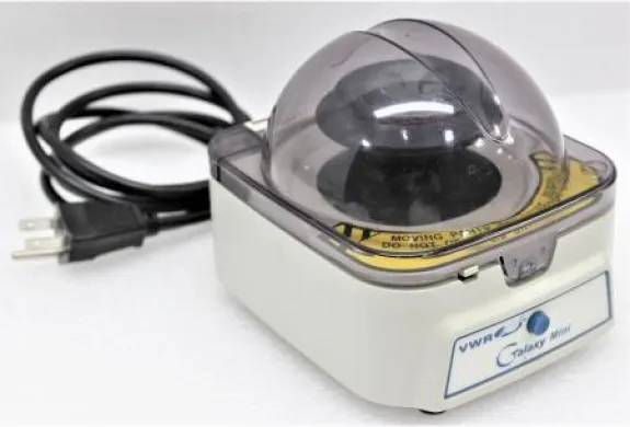 VWR C1213 Microcentrifuge Compact Design 6000 RPM Spin Personal Use