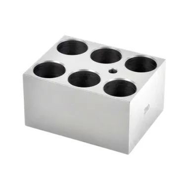 Ohaus 30400155 Modular Heat Block, 6 x 25 mm Tubes