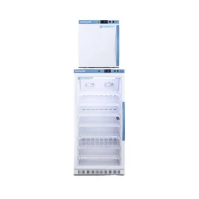 Accucold ARG8PV-AFZ1PVSTACKLHD Performance Series Stackable All-Refrigerator/All-Freezer Combination
