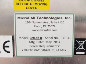 MicroFab JetLab II Inkjet Printer for Precision Bioprinting and Microfabrication, 9 of 31