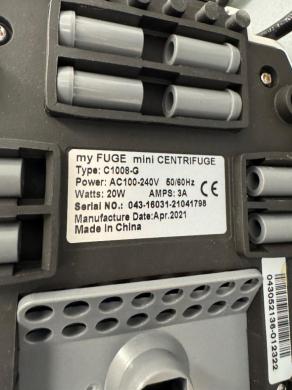 Benchmark myFuge Mini Centrifuge C1008-G for Microtube Sample Processing-cover