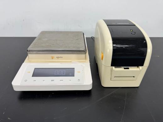 Sartorius MSE High-Precision Digital Laboratory Scale with Integrated Label Printer-cover