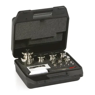 Radwag F1 Mass Standard - Knob Weights With Adjustment Chamber, Set (1 mg - 5 kg), Plastic Box