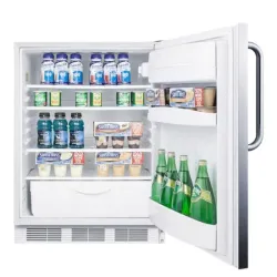 Accucold FF6LW7CSS 24" Wide Built-In All-Refrigerator with Automatic Defrost, 3 of 3