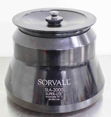 Sorvall SLA-3000 Fixed Angle Autoclavable Centrifuge Rotor 6x500ml 12,000 RPM-cover