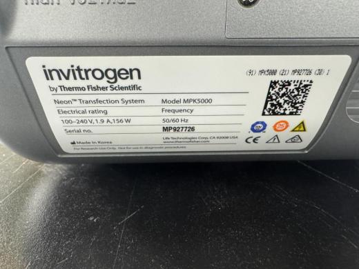Invitrogen Neon Transfection System MPK5000 Electroporation Device for Mammalian Cells-cover
