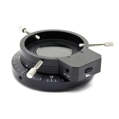 96-LED Ring Polarized Light (POL) Illuminator for Optical Microscopy