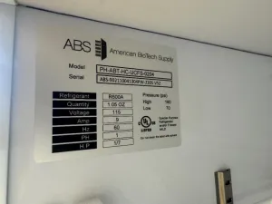 ABS Undercounter Refrigerator, 2 of 2