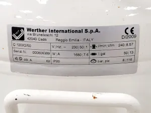Werther International C 120X2/50 Laboratory Compressor for Instrument Air Supply, 14 of 18