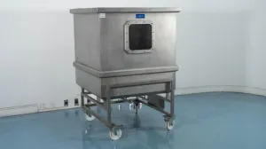 Sartorius 1000 Liter Single-Use Cubical Palletank Bioreactor Vessel, 2 of 4