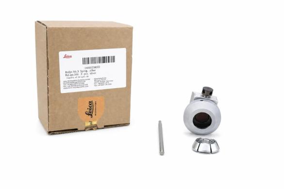 Leica Round Specimen Holder with 3 Clamping Rings, Silver 14050238002-cover