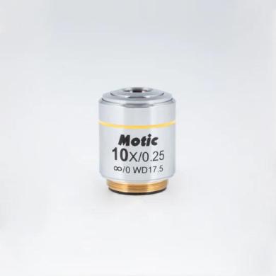 Motic CCIS LM Plan Achromatic Objective LM PL 10X/0.25 WD 17.5mm for AE2000MET Series-cover