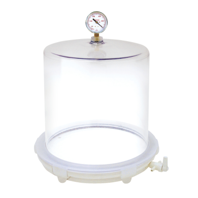 VDP-30G Vacuum Desiccator with Vacuum Gauge, 15.2 x 15.2 x 15.1 cm, 8.8 lbs-cover