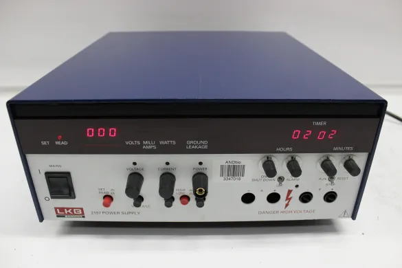 LKB Bromma 2197 Electrofusing Power Supply for Electrophoresis Control up to 2500V 250mA