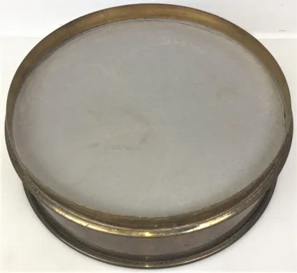 VWR 8" Brass Frame Stainless Steel Cloth Sieve with 20μm Aperture