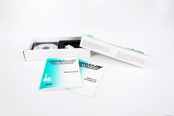 Metrohm Metrodata TiNet 2.5 Titration Software with Dongle 6.6012.095 6.2145.060-cover