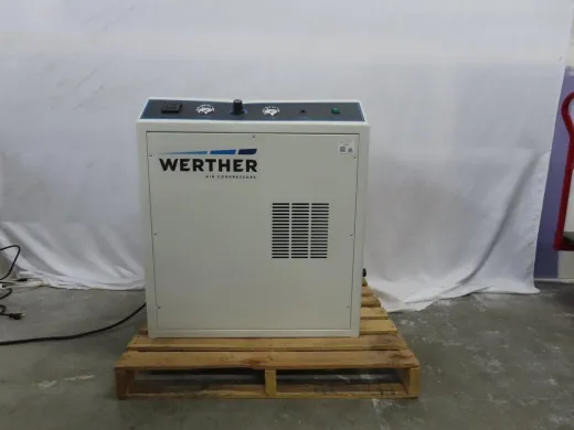Werther International 2/50/379D Quiet Oil-less Air Compressor with Self-Regenerative Desiccant Air Dryer