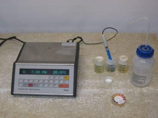 Knick pH meter, Multi-cal 764 + electrode-cover