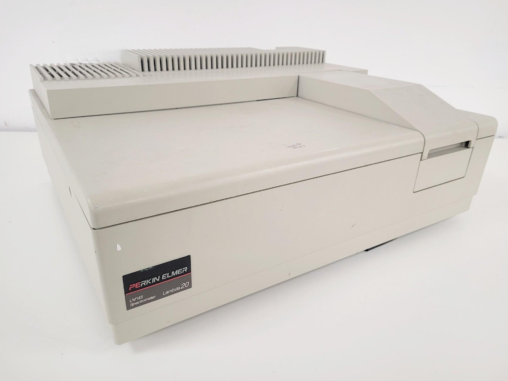 Perkin Elmer Lambda 20 UV/Vis Spectrometer