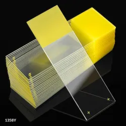 Globe Scientific Diamond® White Glass Charged Microscope Slides with 90° Corners, Model 1358A, 8 of 10