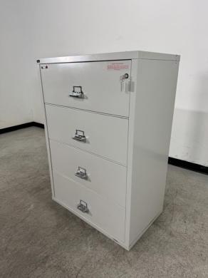 FireKing 4 Drawer Fire-Resistant Filing Cabinet for Secure Document Storage-cover