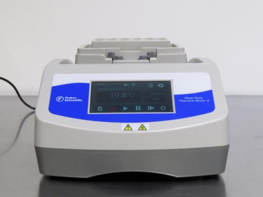 Fisher Scientific Heat Only Thermal Mixer II with 1.5 ml Block for Precise Sample Mixing and Heating-cover