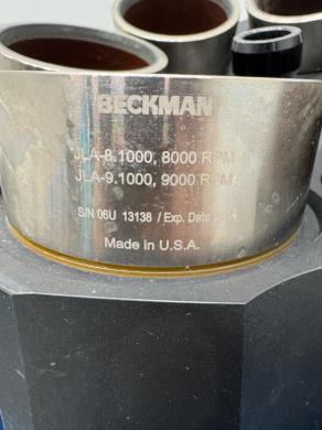 Beckman Coulter JLA-10.500 Fixed-Angle Centrifuge Rotor for 10x500mL Tubes-cover