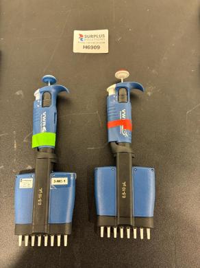 VWR Set of 11 Multichannel Manual Adjustable Volume Pipettes-cover