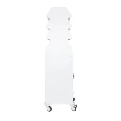 Slanted Suture Cart with Lockable Storage and Ergonomic Design for Medical Environments, 4 of 5