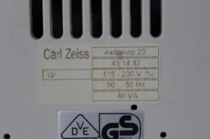 Carl Zeiss Axioskop 20 Transmitted Light Microscope, 2 of 2