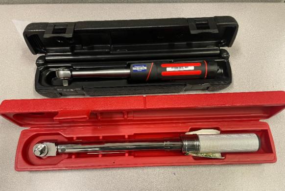 Pair of Adjustable Torque Wrenches with Protective Cases for Precision Mechanical Applications-cover
