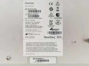 Illumina NextSeq 500 High-Throughput Benchtop DNA Sequencer, 8 of 16