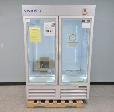 Double Door Laboratory Glass Door Refrigerator Model 2025 with 49 cu ft Capacity-cover