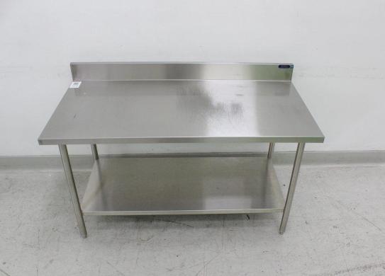 Amtekco Stainless Steel Laboratory Workbench with Backsplash, 60" x 31" x 39"-cover