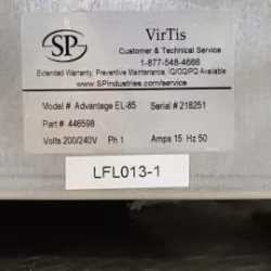 VirTis Advantage EL-85 Freeze Dryer with –85 °C Condenser & Programmable Microprocessor Control, 12 of 12