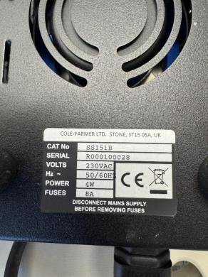 Cole-Parmer Stuart SS151B Analog Magnetic Stirrer for Laboratory Liquid Mixing-cover